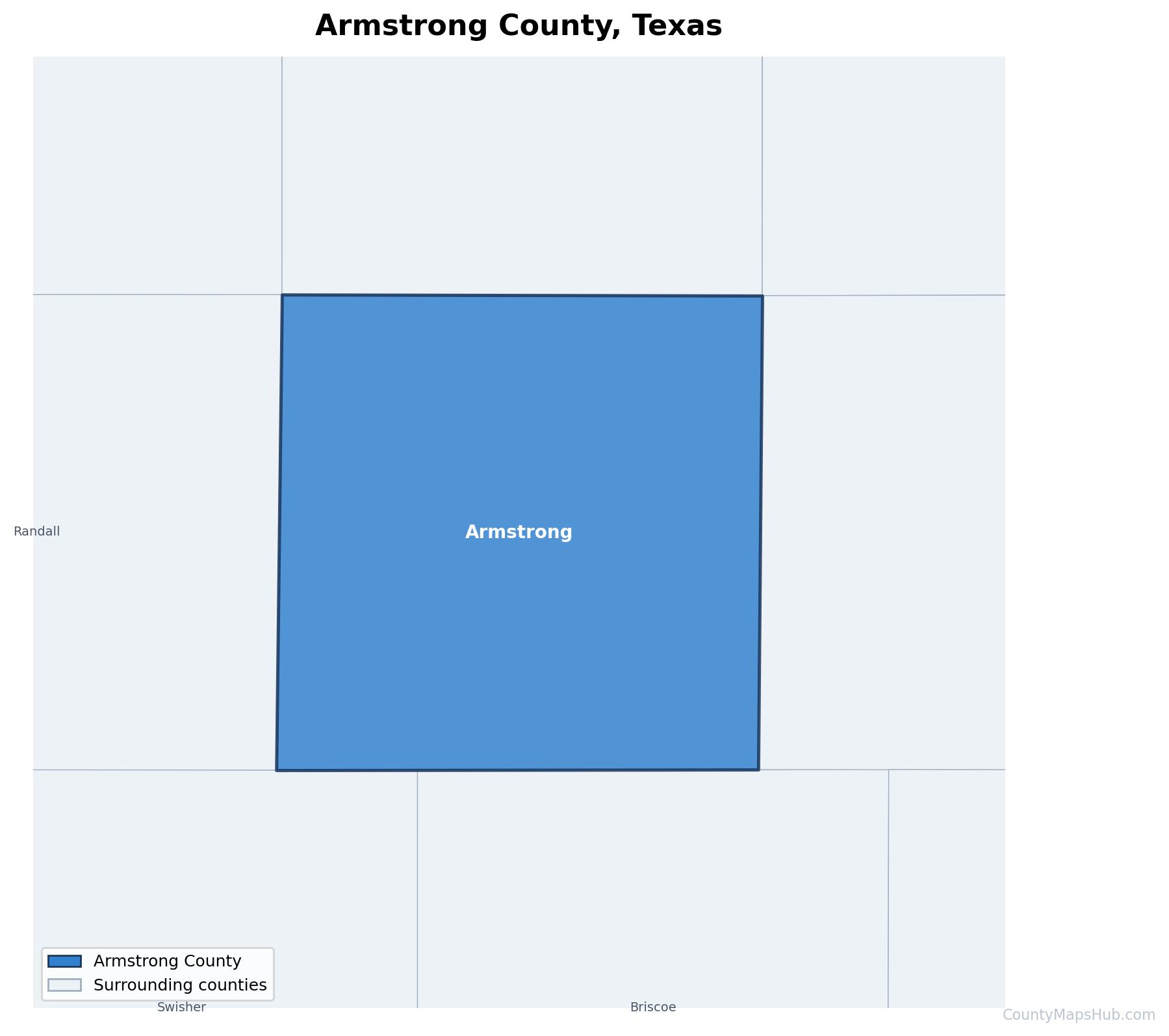 Armstrong County map