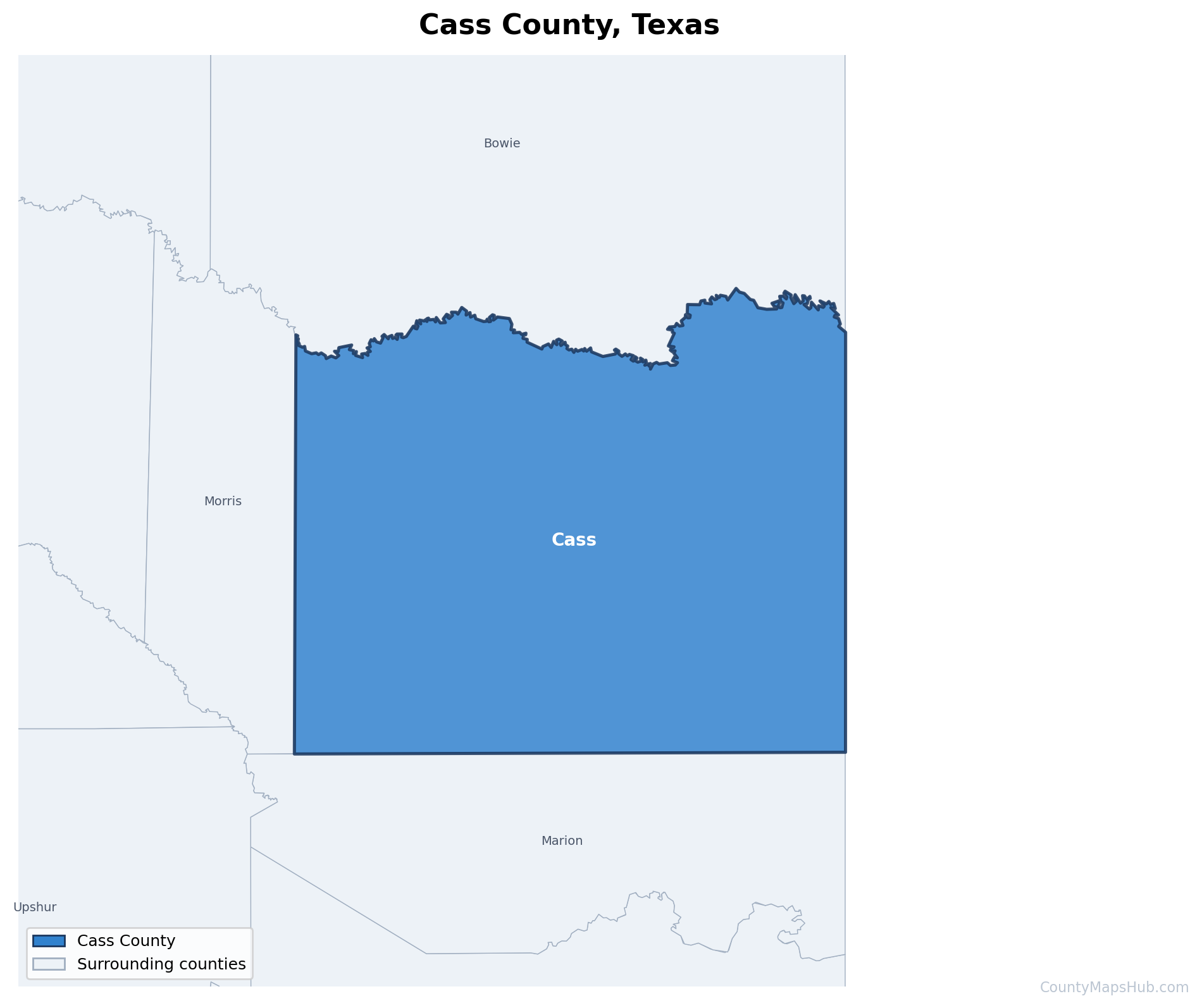 Cass County map