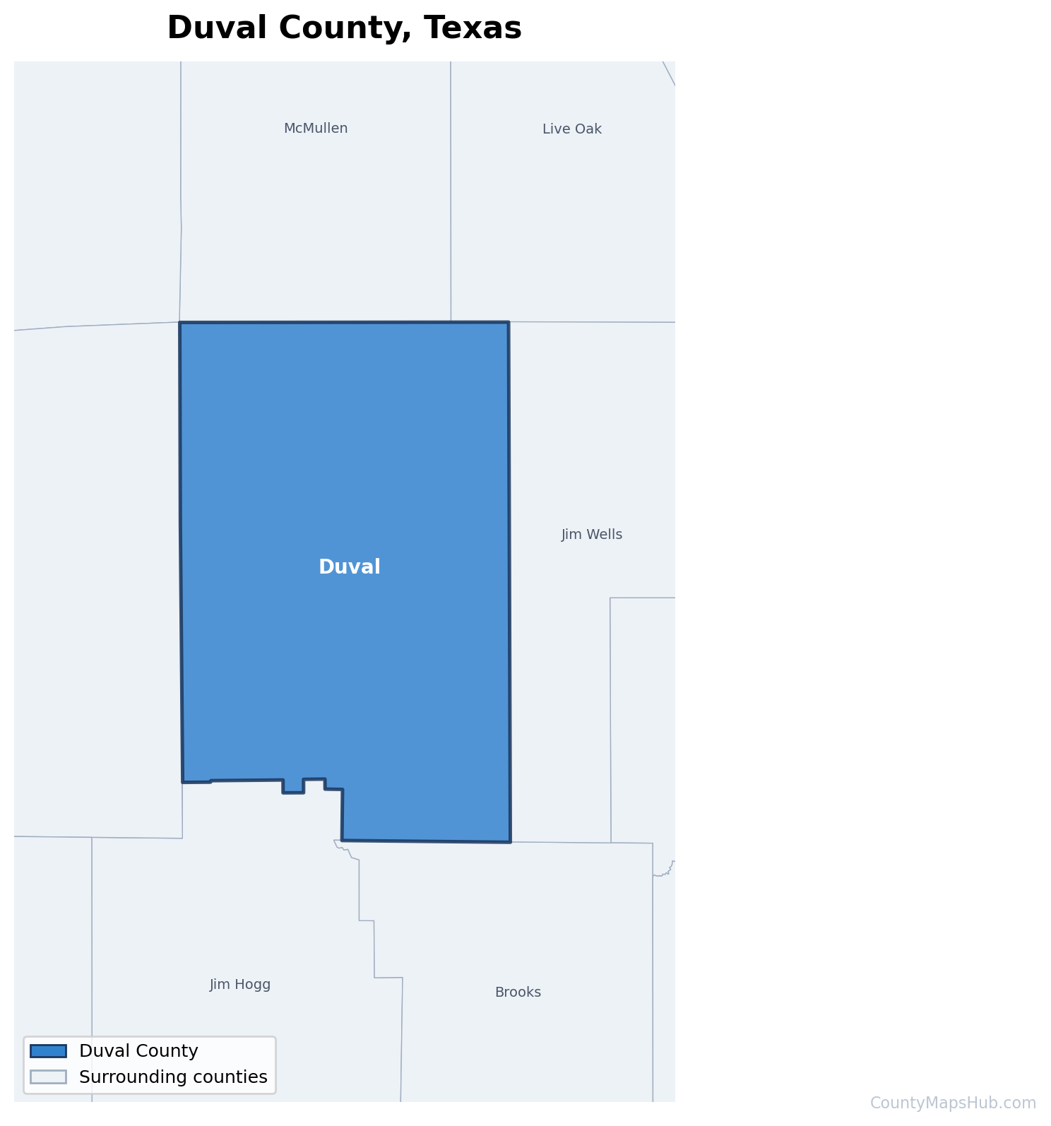 Duval County map