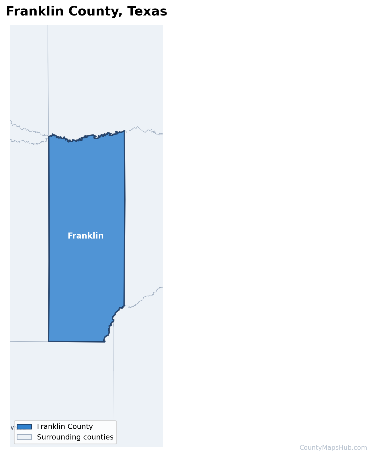 Franklin County map
