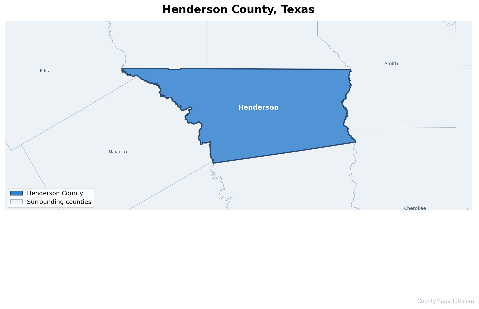 Henderson County map