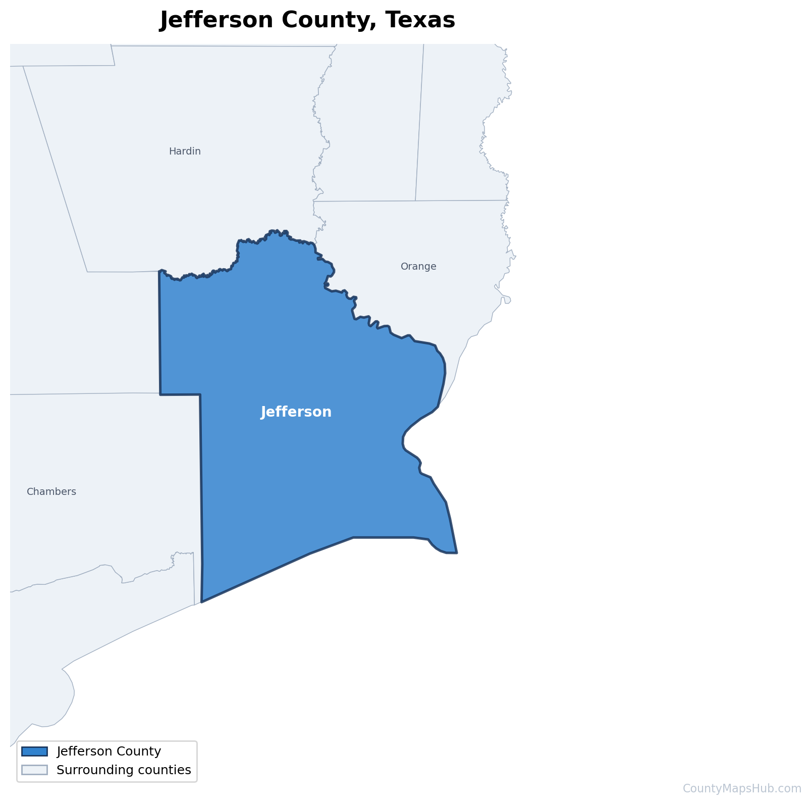 Jefferson County map