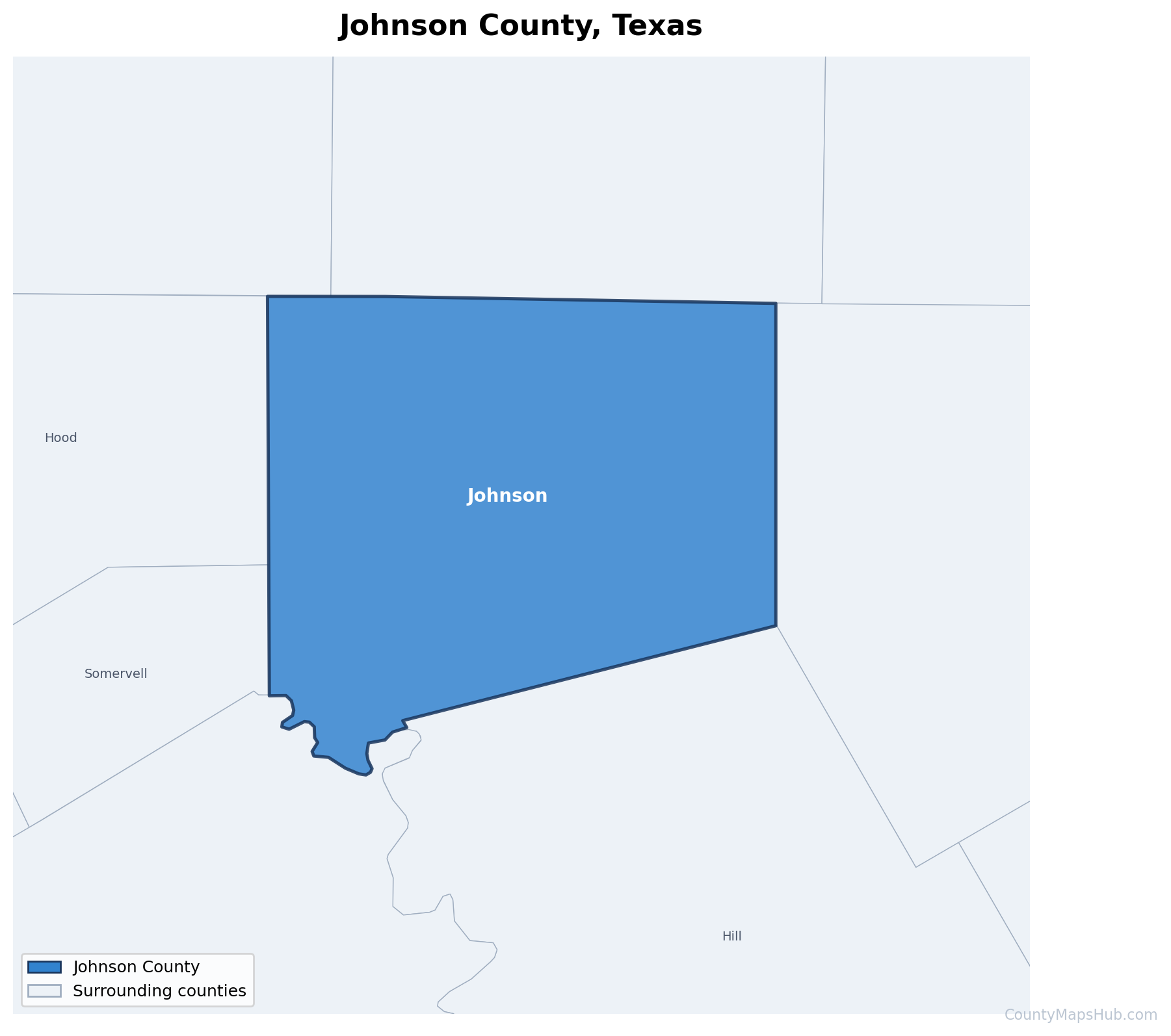 Johnson County map