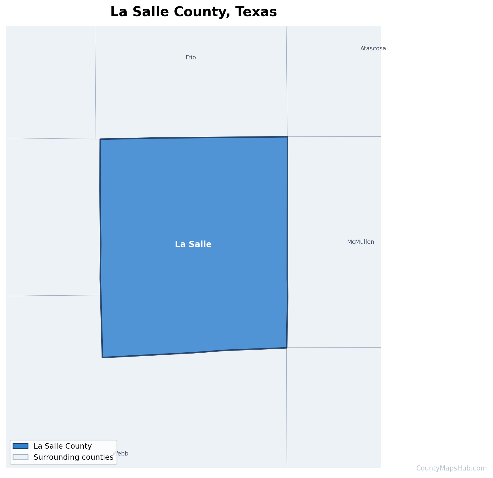 La Salle County map