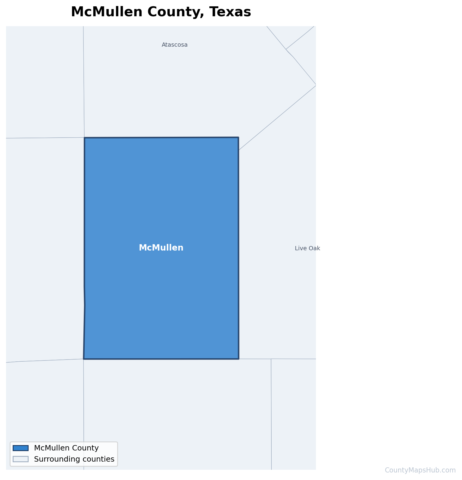McMullen County map