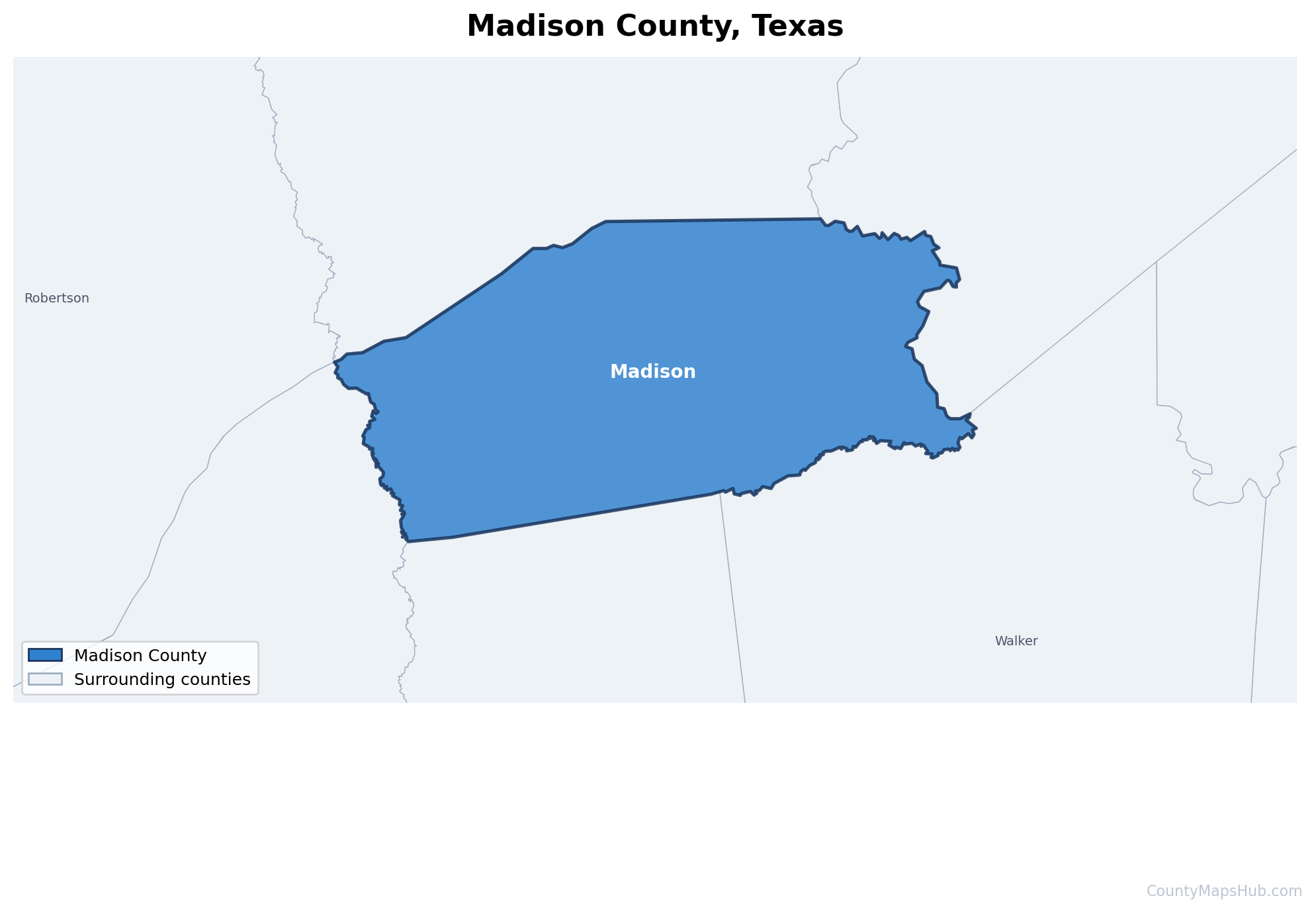 Madison County map