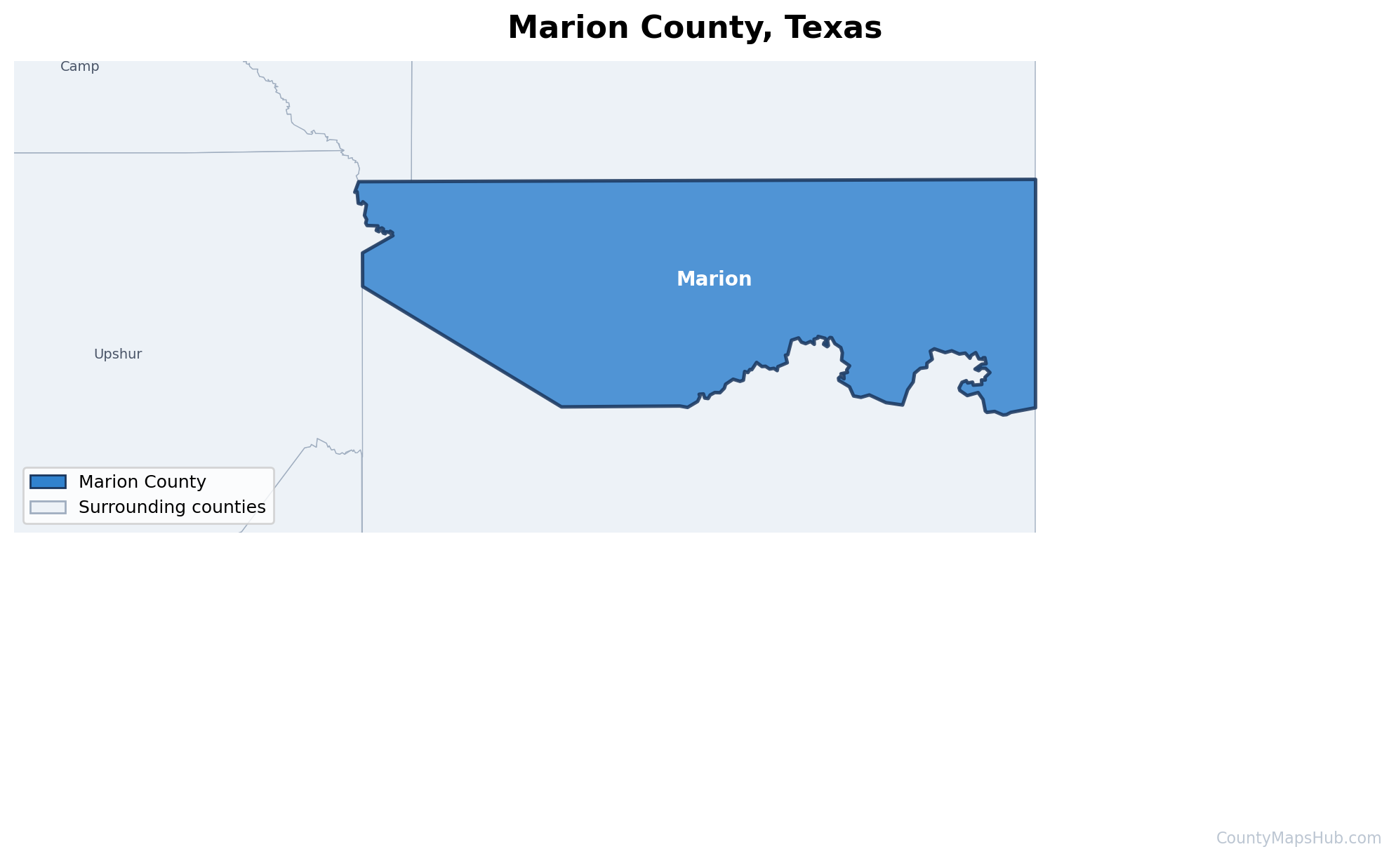 Marion County map