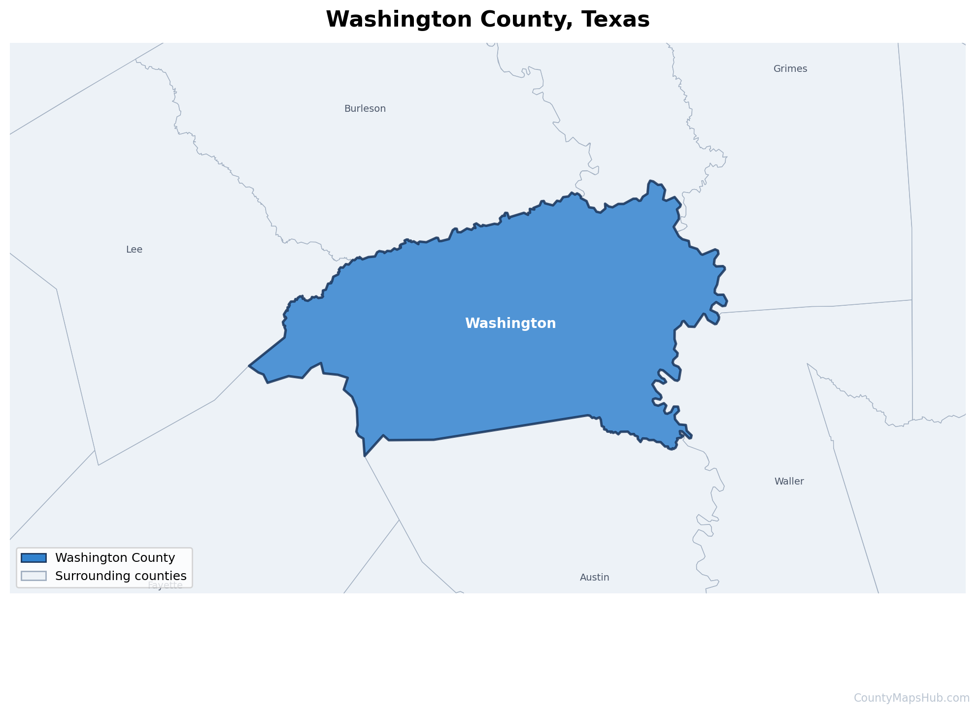 Washington County map